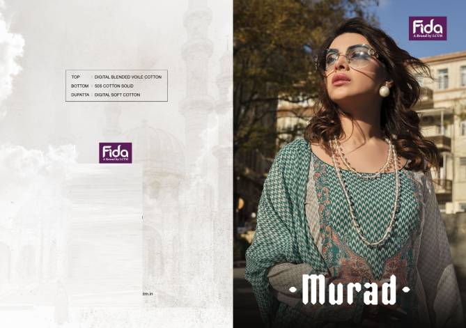 Murad By Fida Voile Cotton Dress Material Wholesale Clothing Suppliers In India